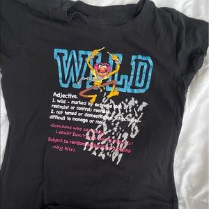 Muppets brand junior size T-shirt gently worn